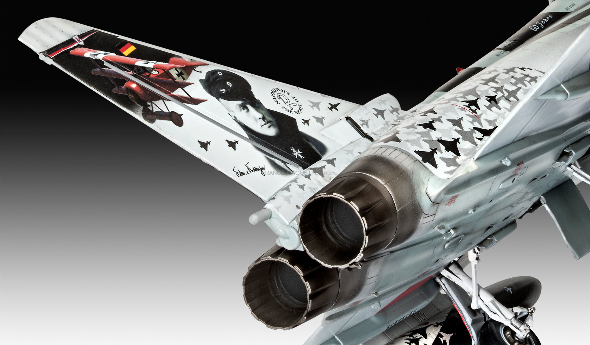 Maquette Avion de guerre Eurofighter Typhoon FGR.4 1:48 Level 5