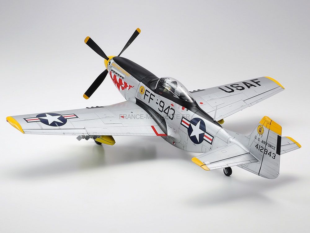 MAQUETTE EN BOIS AVION AMÉRICAIN MUSTANG P-51 - MA MAQUETTE A MOI