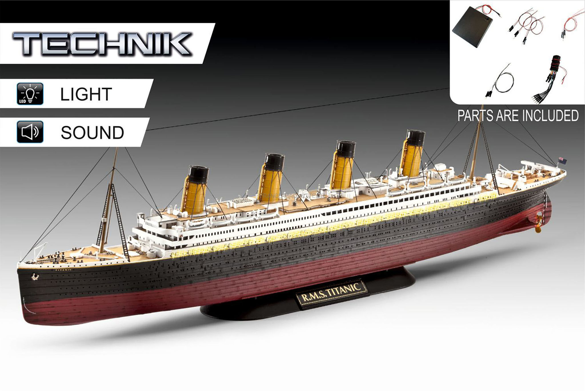Revell Technik RMS Titanic-Technik Maquette Non laqué 458
