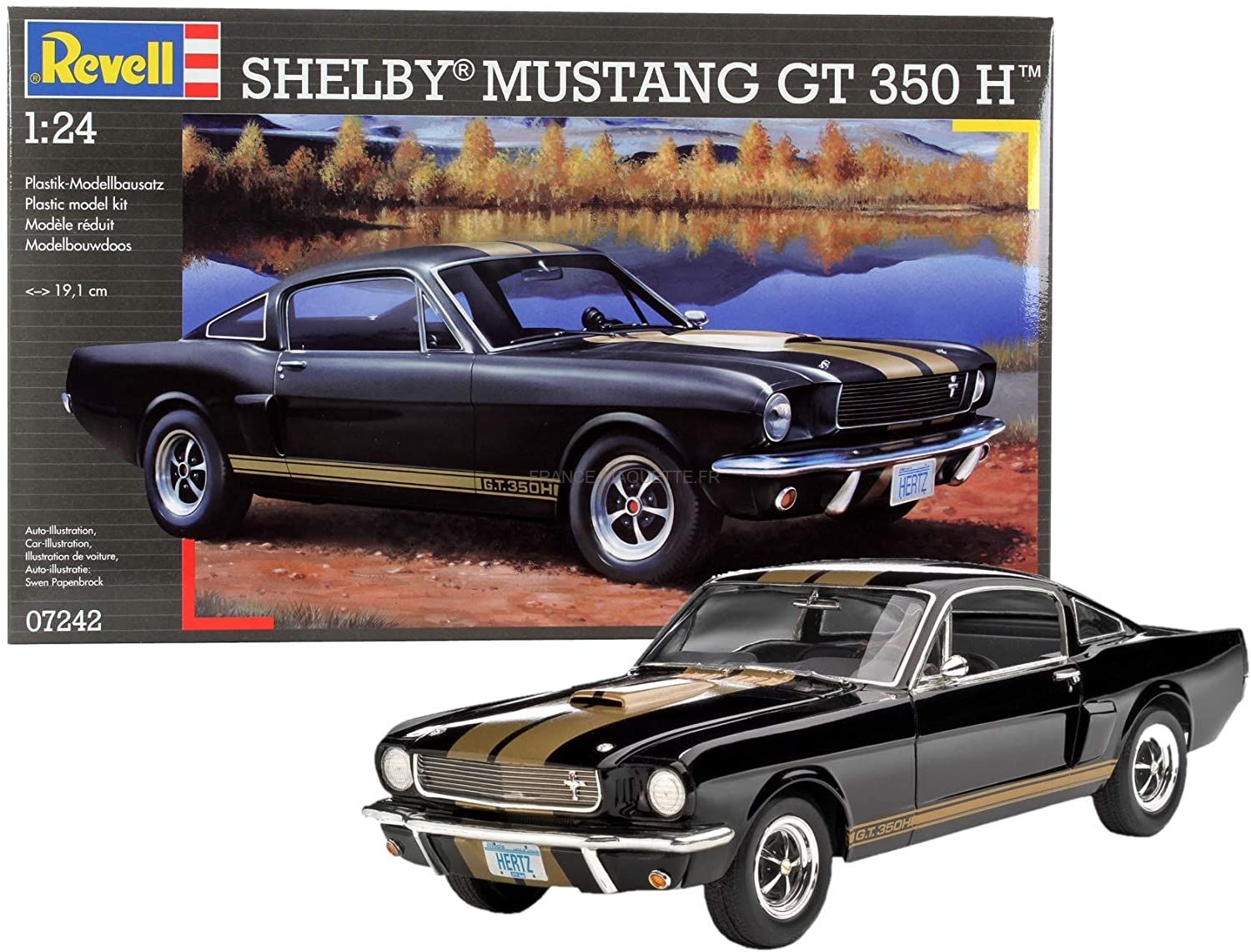 Revell 7242, 07242 Maquette de Voiture Shelby Mustang