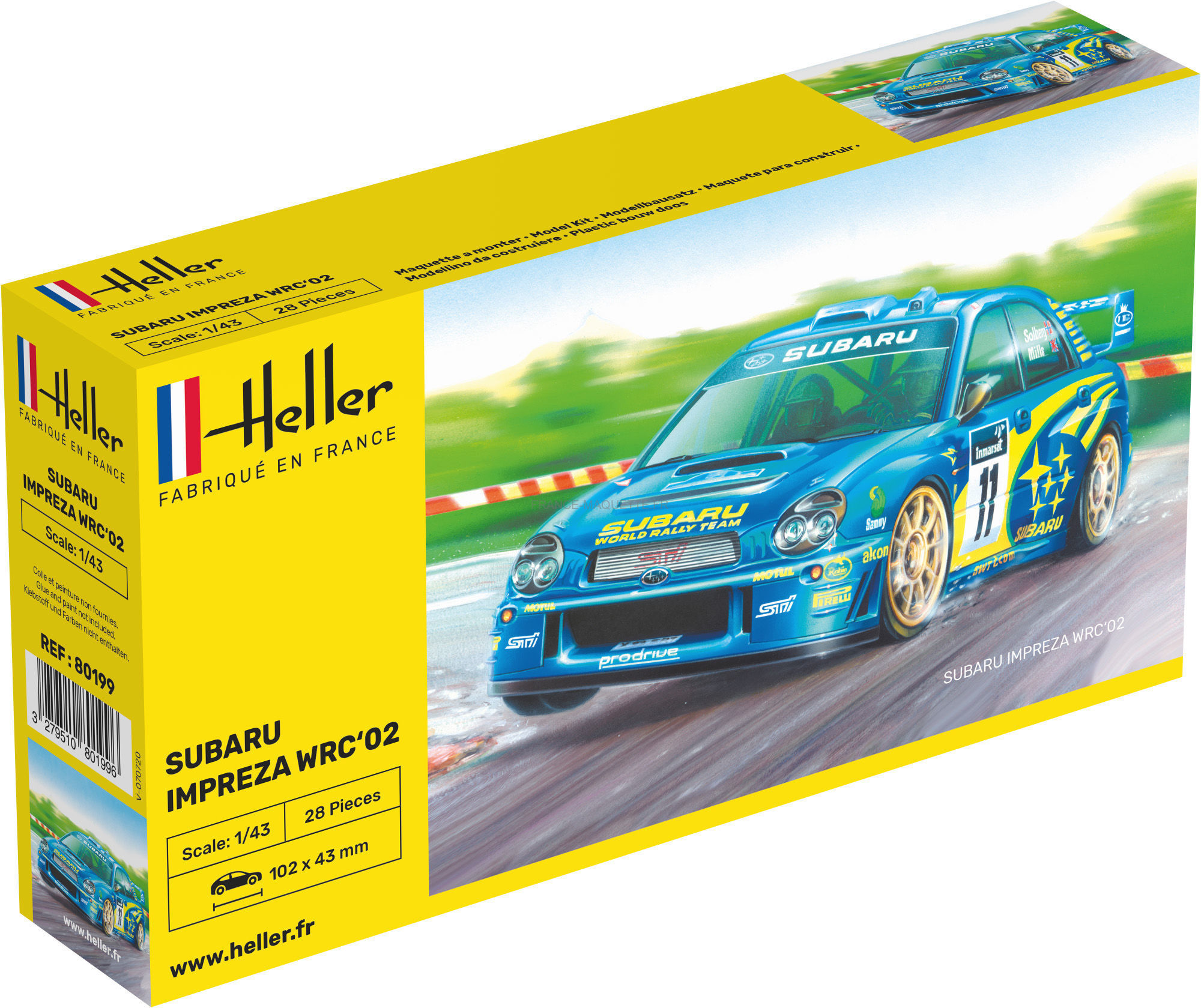 Heller 80199 - Maquette Subaru Impreza