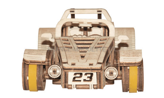 Puzzle 3D / Maquette bois voiture Roadster - Wodden City
