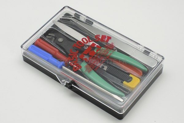 DOKEI 18 Pcs Outils des Maquette Modélisme, Outils de Base du