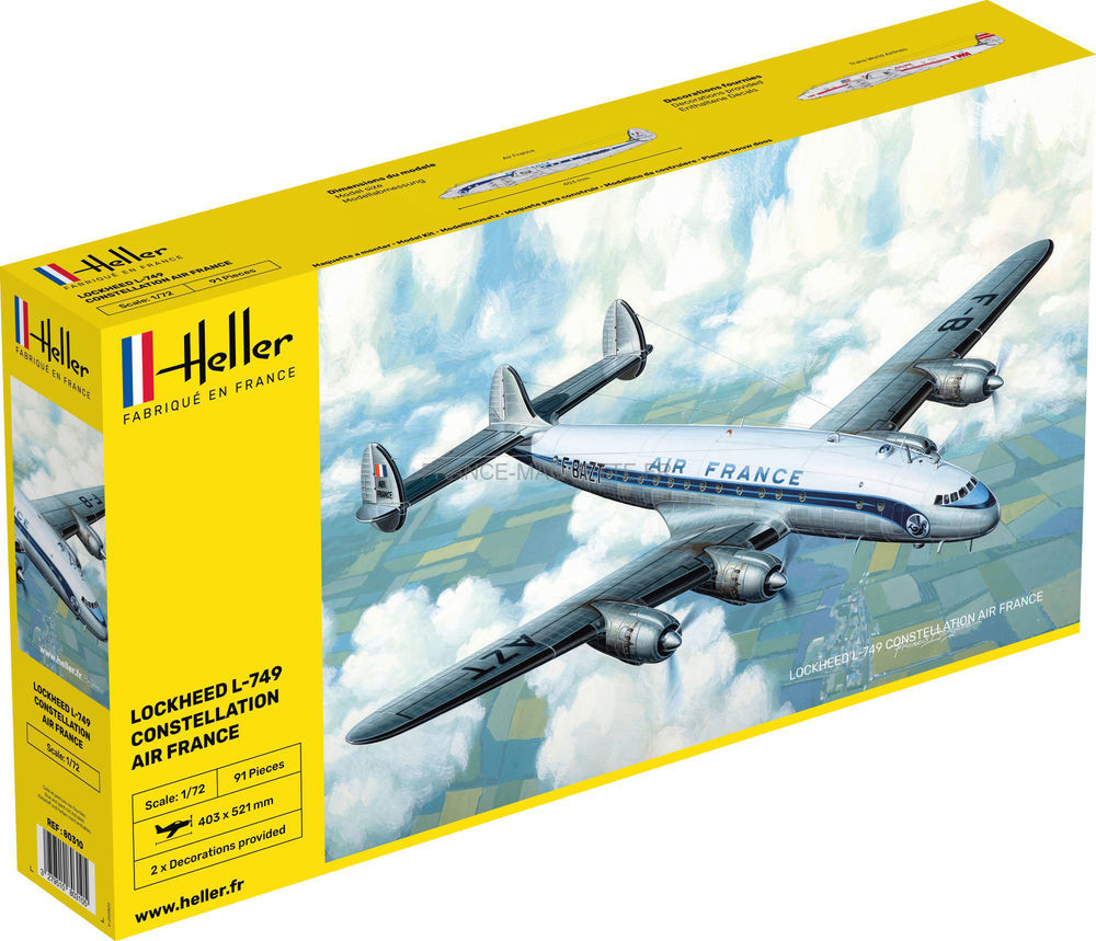 Heller Maquette avion : Starter Kit : Concorde Air France pas cher