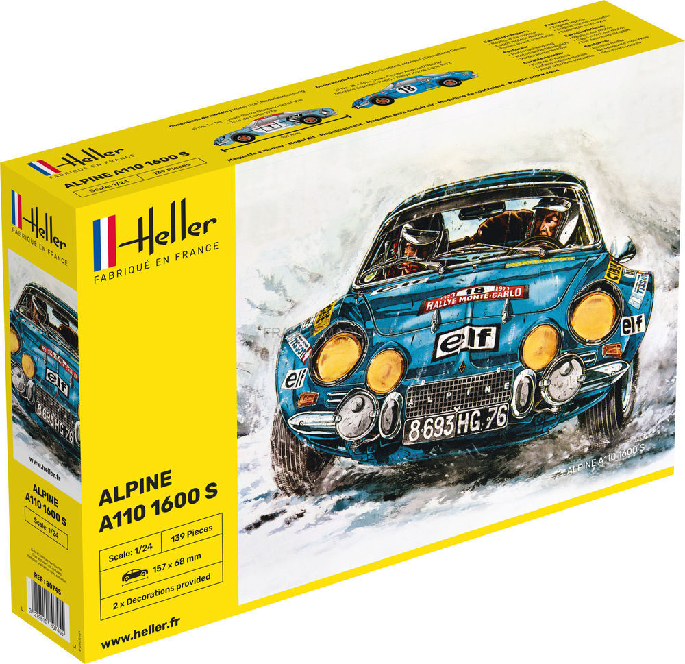 Heller 80745 - Maquette Alpine A110 1600