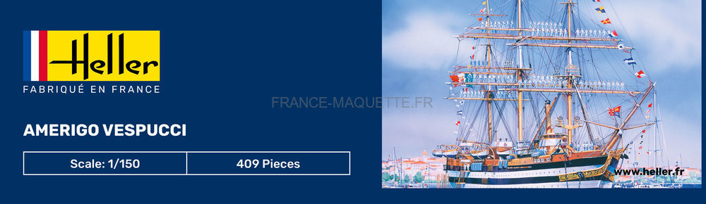 Heller 58889 Kit de démarrage Le Glorieux 1/150