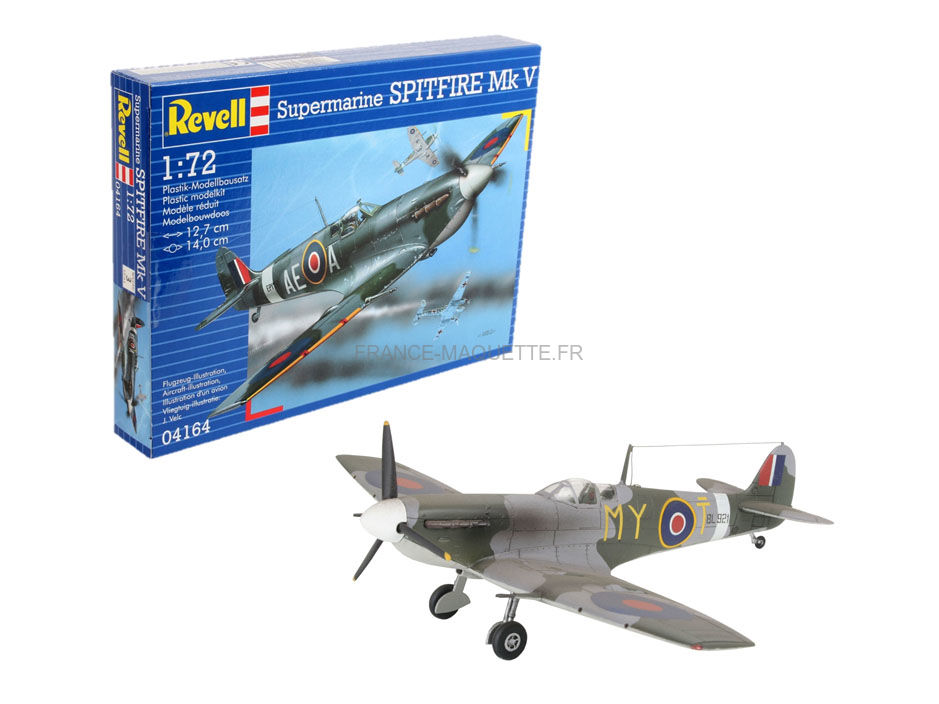 Modèle plus peintures et pinceau Revell avions chasseurs seconde