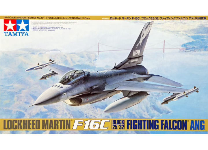 Kits De Modélisme D aéronautisme - 61101 Maquette F-16c 25 / 32