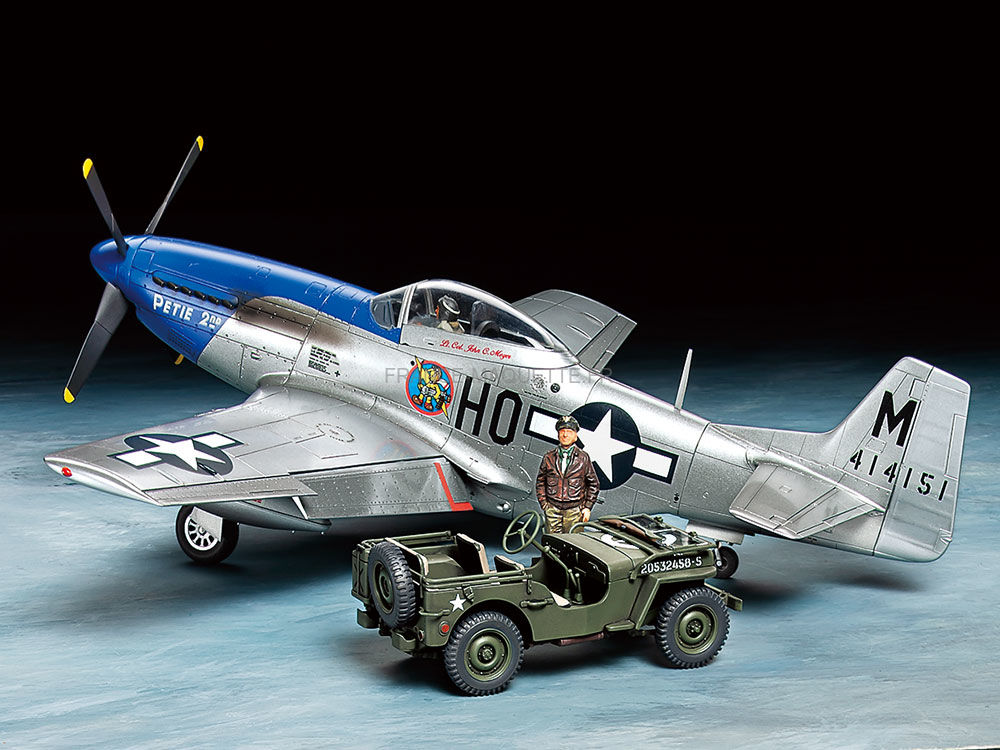 marque generique - Maquette D'assemblage D'avion P-51 à L'échelle 1:48 Pour  Adulte Blanc - Voitures - Rue du Commerce