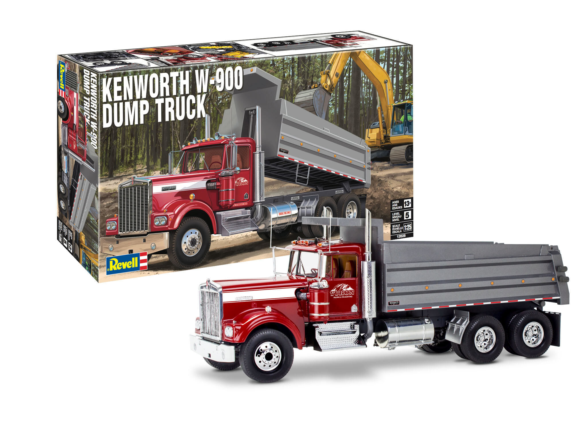 Revell 12628 - Maquette Kenworth W-900 Dump Truck 1/24