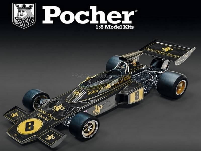 Pocher HK114 - Maquette Lotus 72D - 1972 British GP - Emerson