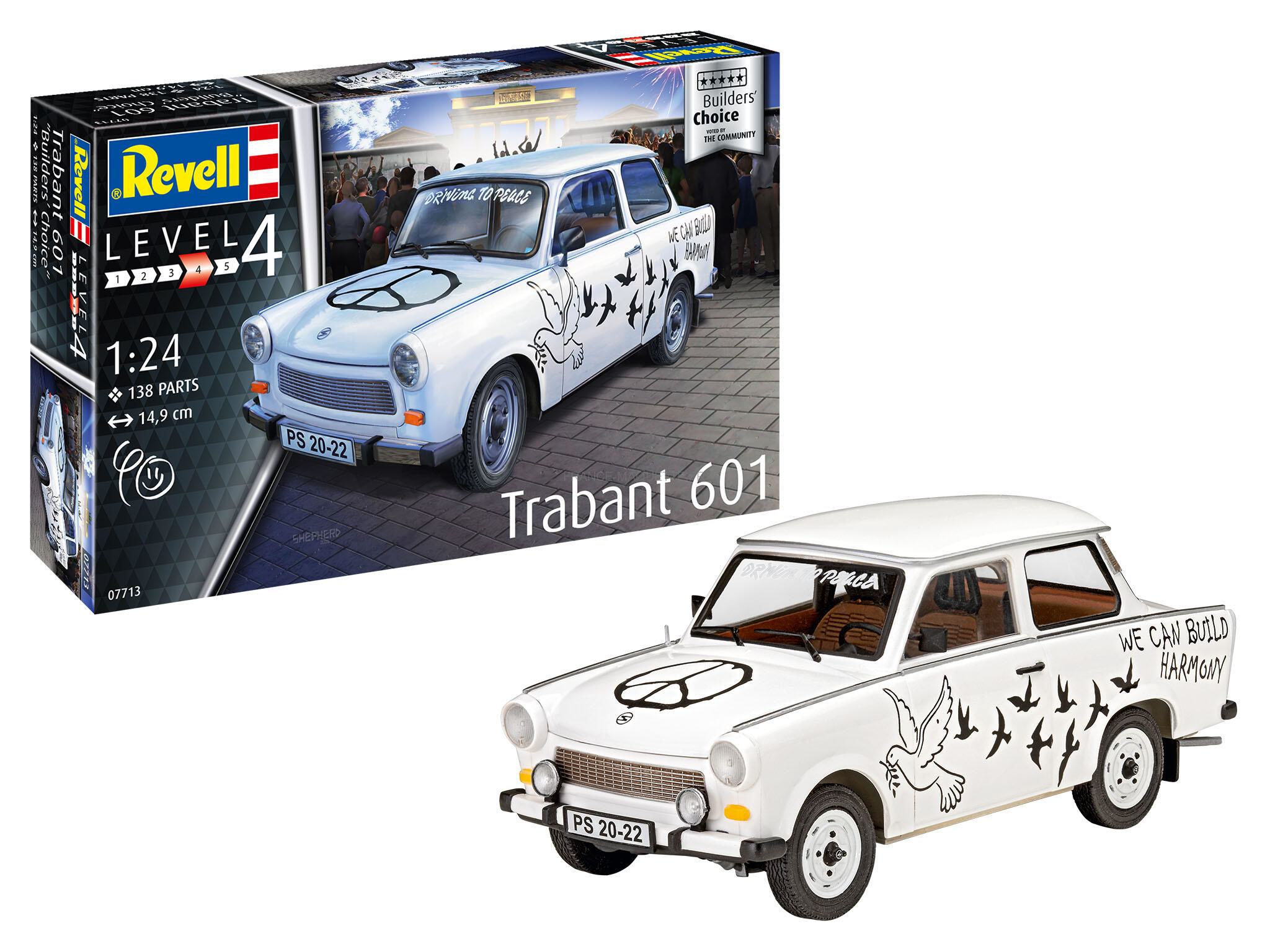 Revell 07713 - Maquette Trabant 601S Builder's Choice 1/24