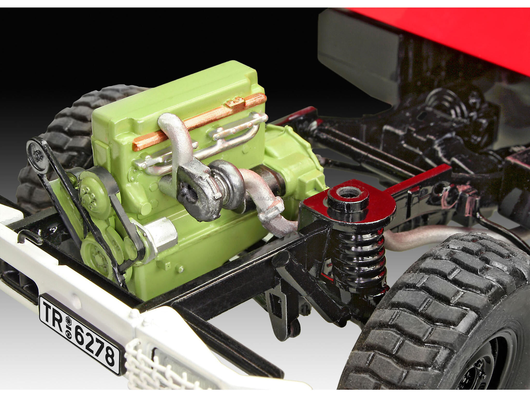 Maquette Revell 1/24 Mercedes Unimog Militaire - Camion à Assembler