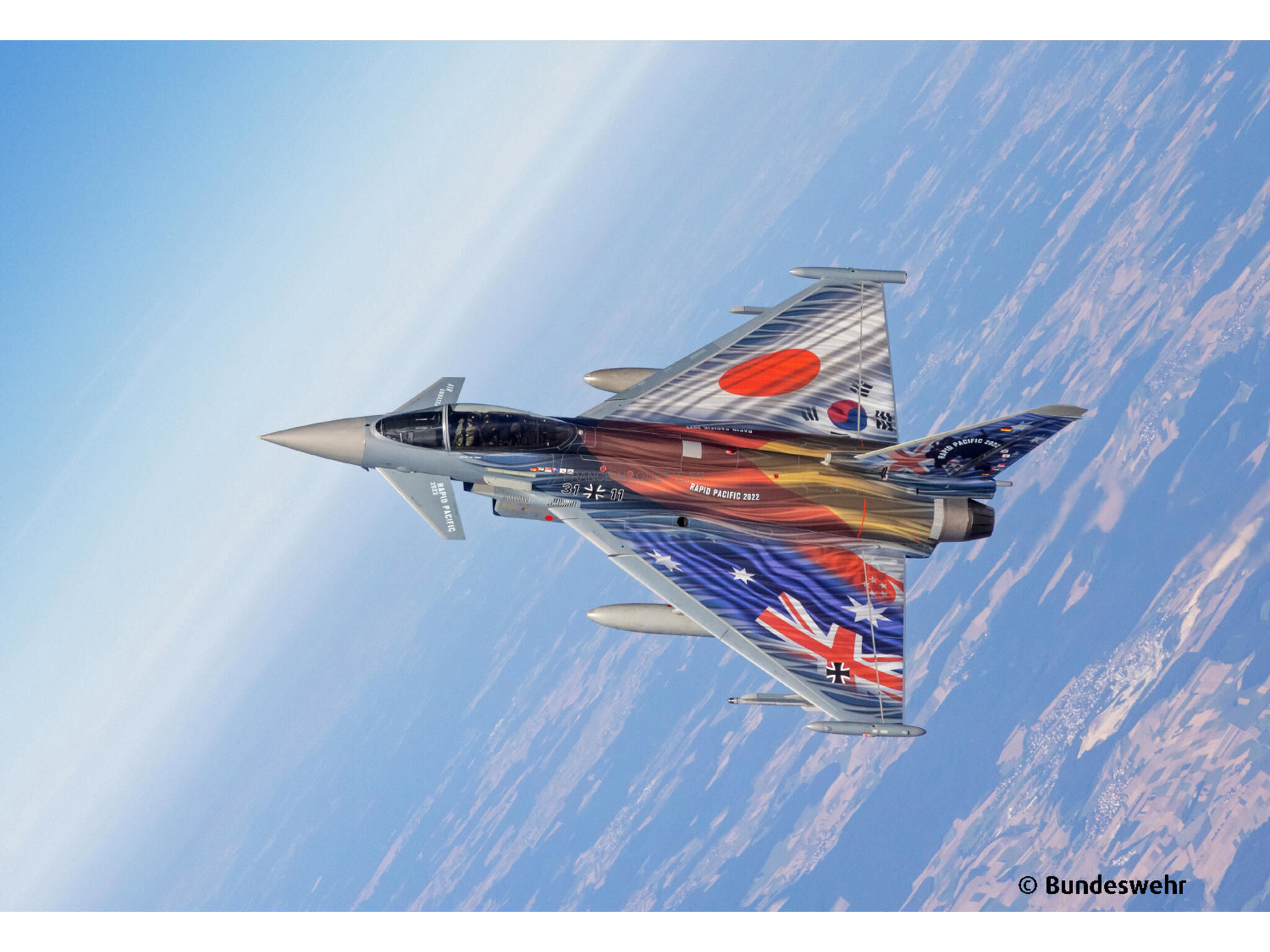 Maquette avion : Coffret cadeau Eurofighter Rapid Pacific Edition