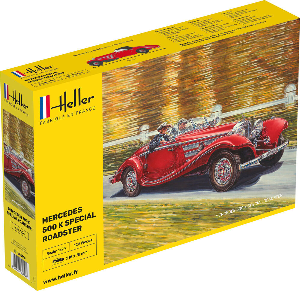 Heller 80710 - Maquette Mercedes 500K Special Roadster 1/24