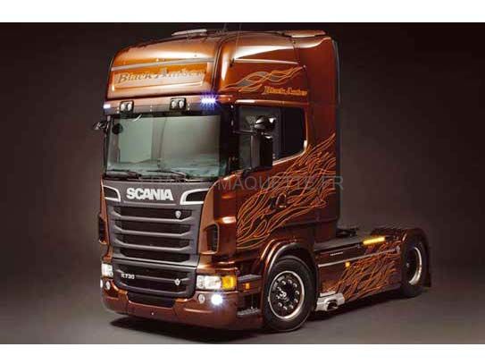 Maquette camion : Scania R Black Amber - 1:24 - Italeri 03897