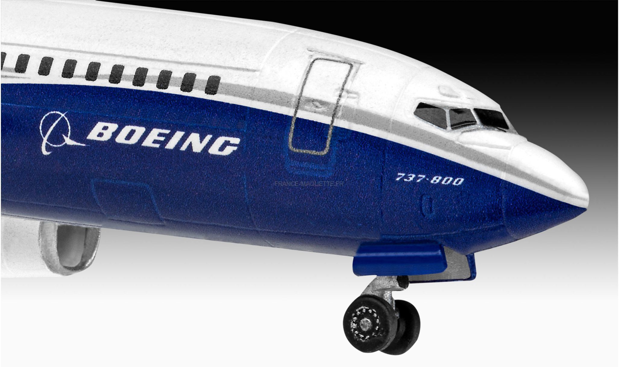 Maquette Avion Odeon Boeing 737-400 Corsair F-GFUG 1/185 - Modèle Réduit Détaillé Avec Socle