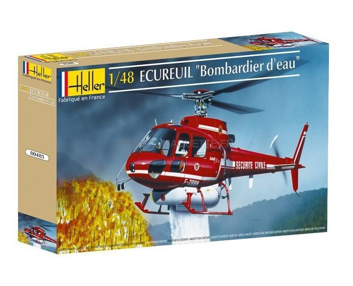 Décalcomanie 1:50 – Ecureuil Bombardier D'eau, Heller, Hélicoptère, Occasion